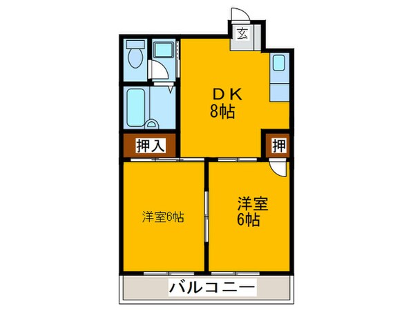 アークハイム川島の物件間取画像